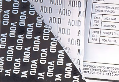 VOID Tamper Evident Label